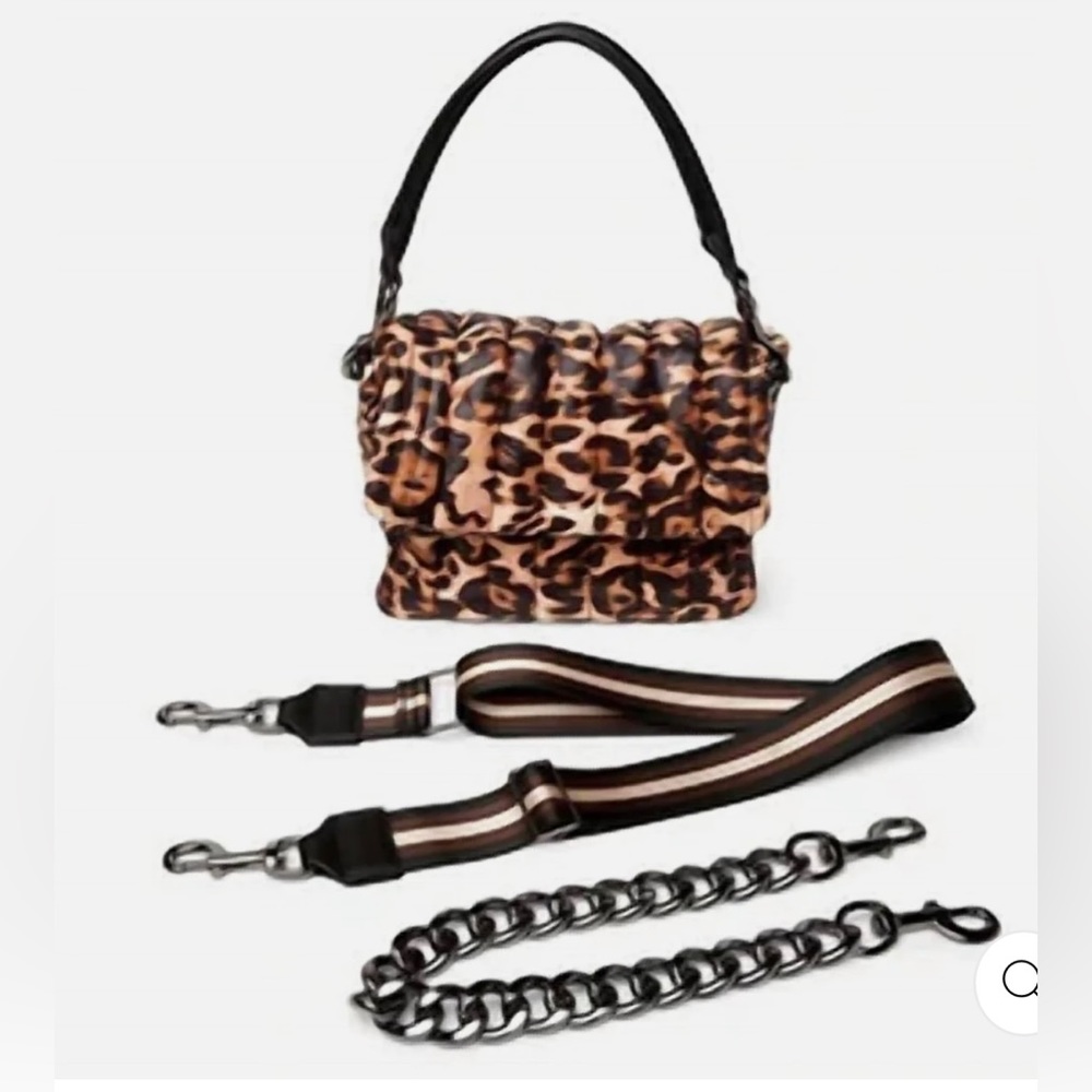 Think Royln Leopard Bar Bag